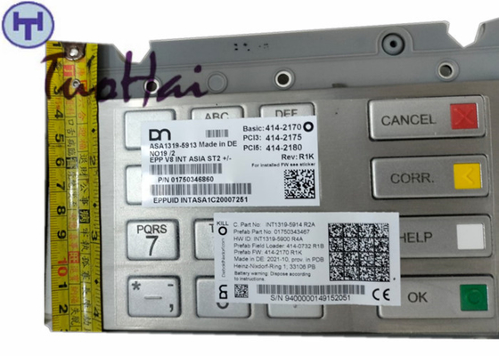 01750343467 Tastatur-Vorlage Wincor ATM-Teile PPE V8 INT2 ASIEN ST2+/-A2