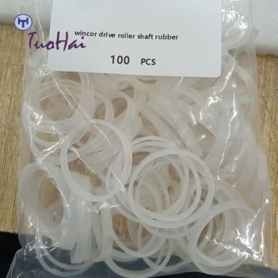 Wincor drive roller shaft rubber 1750035778 OEM White for Reliable ATM Part